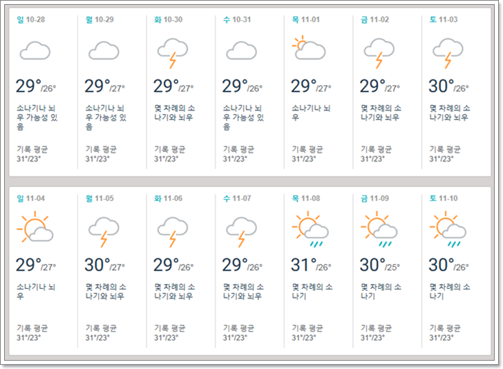 싱가포르,날씨,우기,건기,옷차림